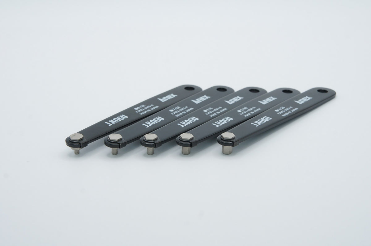 Low Profile Offset Wrench 5 pc Set-HEX