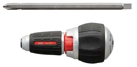 72 Gear Ball Grip Ratchet Screwdriver