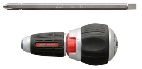 72 Gear Ball Grip Ratchet Screwdriver