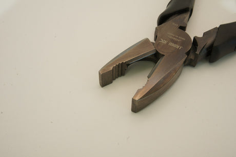 9" High Leverage Lineman's Pliers With Crimping