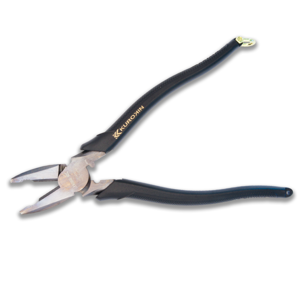 9" High Leverage Lineman's Pliers With Crimping